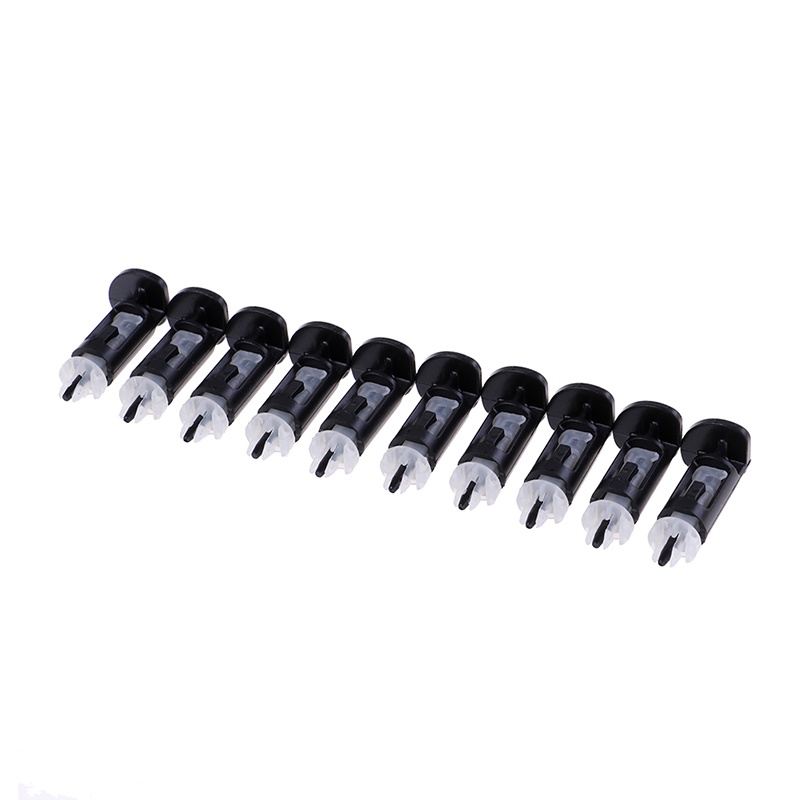 {LUCKID}10Pcs 775 CPU heatsink mount pin plastic push screw cooling fan mounting clip