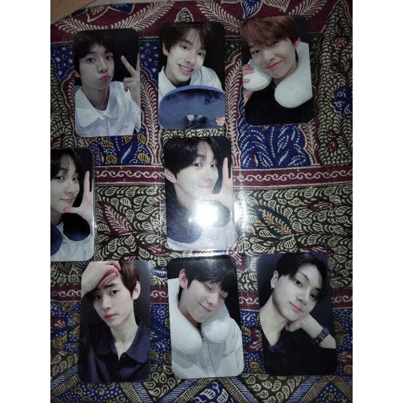 Neck pillow enhypen photocard season greeting jay