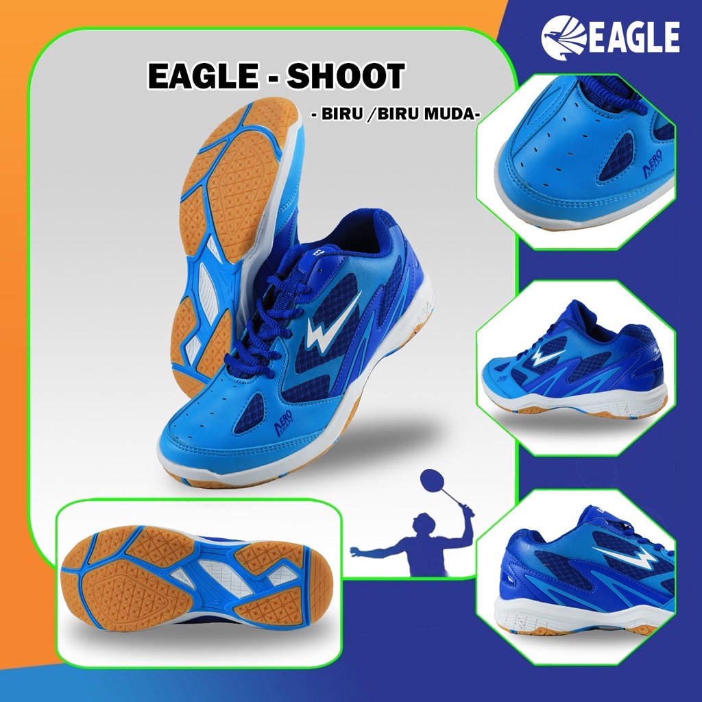 NEW EAGLE  SHOOT SEPATU BADMINTON ORIGINAL