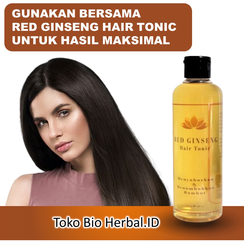 Sampo Rambut Rontok Penyubur Rambut Rontok Red Ginseng Shampoo B4P