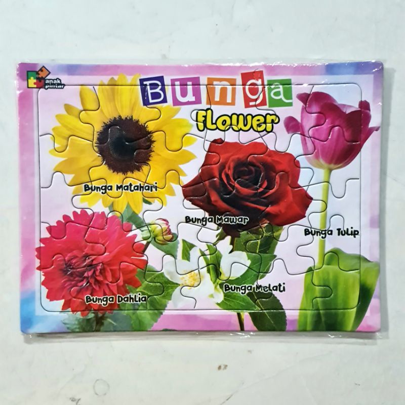 PUZZLE / PUZLE / PAZEL KARTON 30 KEPING MOTIF ANAK CEWEK - MAINAN EDUKASI ANAK