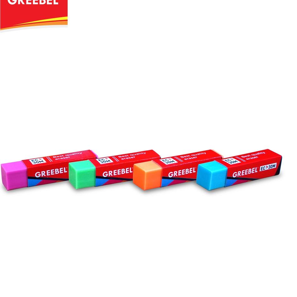 

Model Baru GREEBEL Penghapus Warna Warni /Eraser Colorful EC-30M box