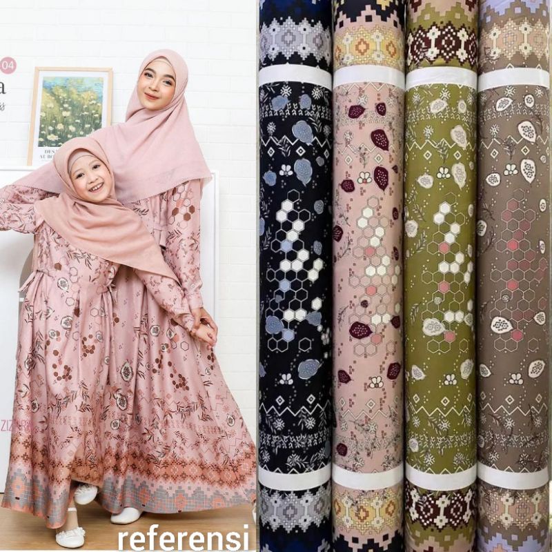 Kain Dr Silk Motif Terbaru Sahara harga setengah meter