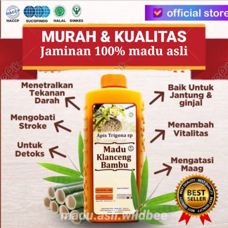 Jual Original Madu Klanceng Bambu Tanpa Campuran Madu Murni Madu