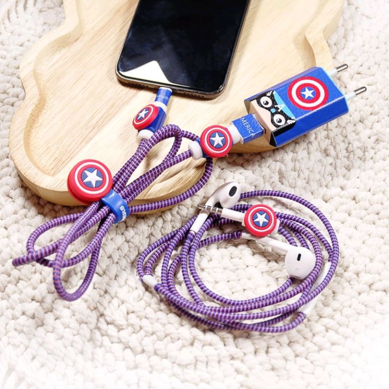 Paket pelindung kabel spiral Iphone & Android ( Charger & Headset)
