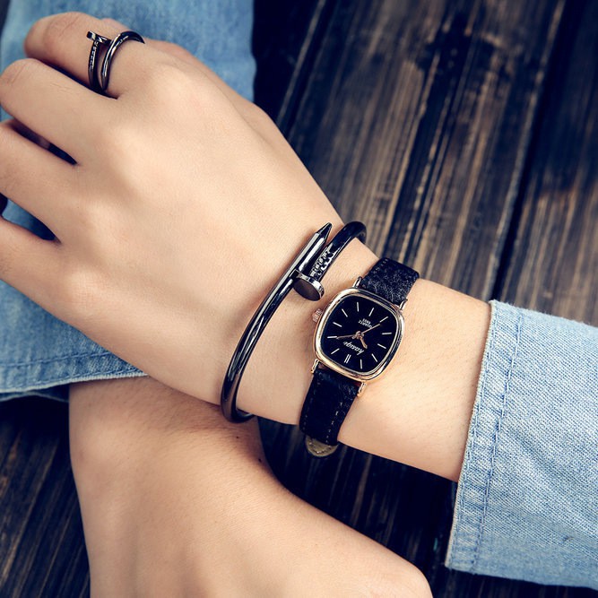 [COD] Jam Tangan Wanita Gaya Retro Untuk Bisnis Korean Importi