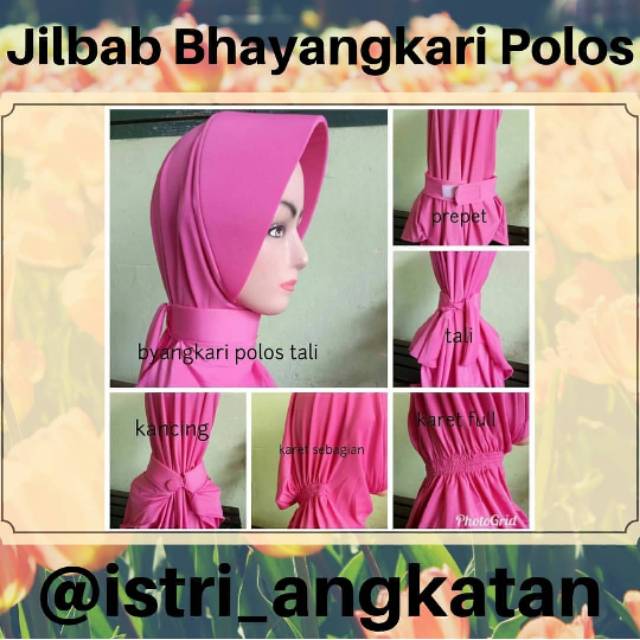 Jilbab Bhayangkari Polos