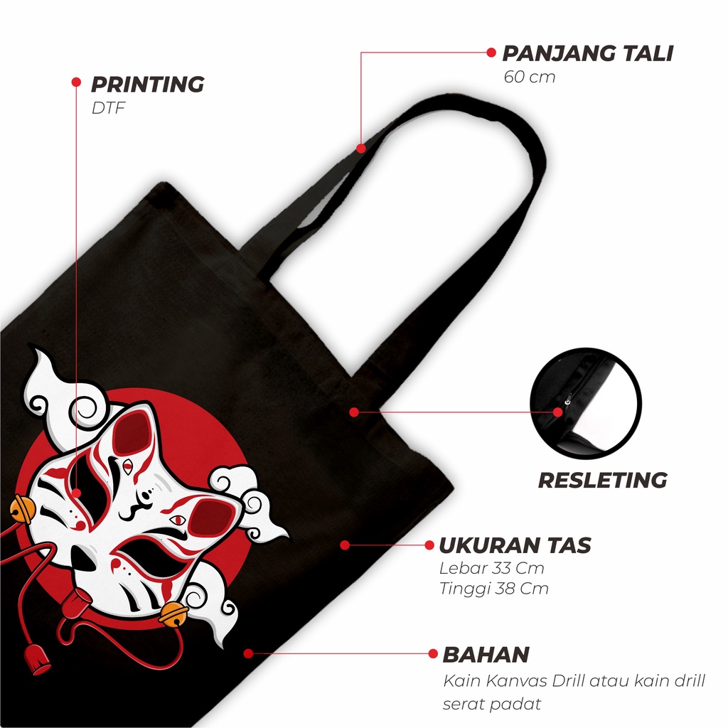 Sevine Totebag Tas Wanita Tote Bag Resleting Black Series Hitam - NPN3