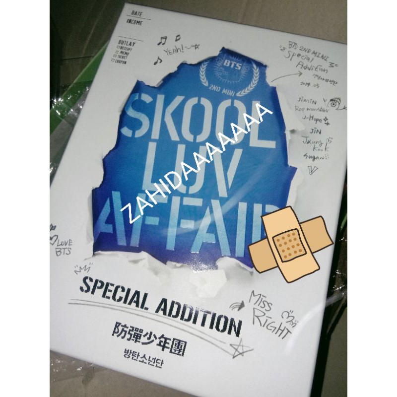 ALBUM BTS BANGTAN SCHOOL LUV AFFAIR SPECIAL ADDITION ONLY K-POP KOREA