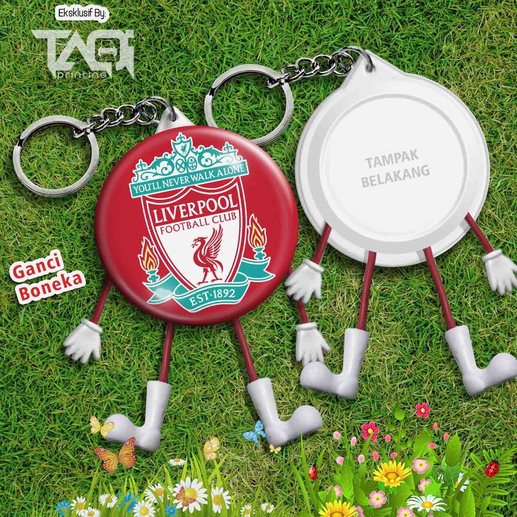 Keychain Football Logo CHELSEA / LIVERPOOL/ Gantungan Kunci Club Bola / Ganci Sepak Bola / Football 