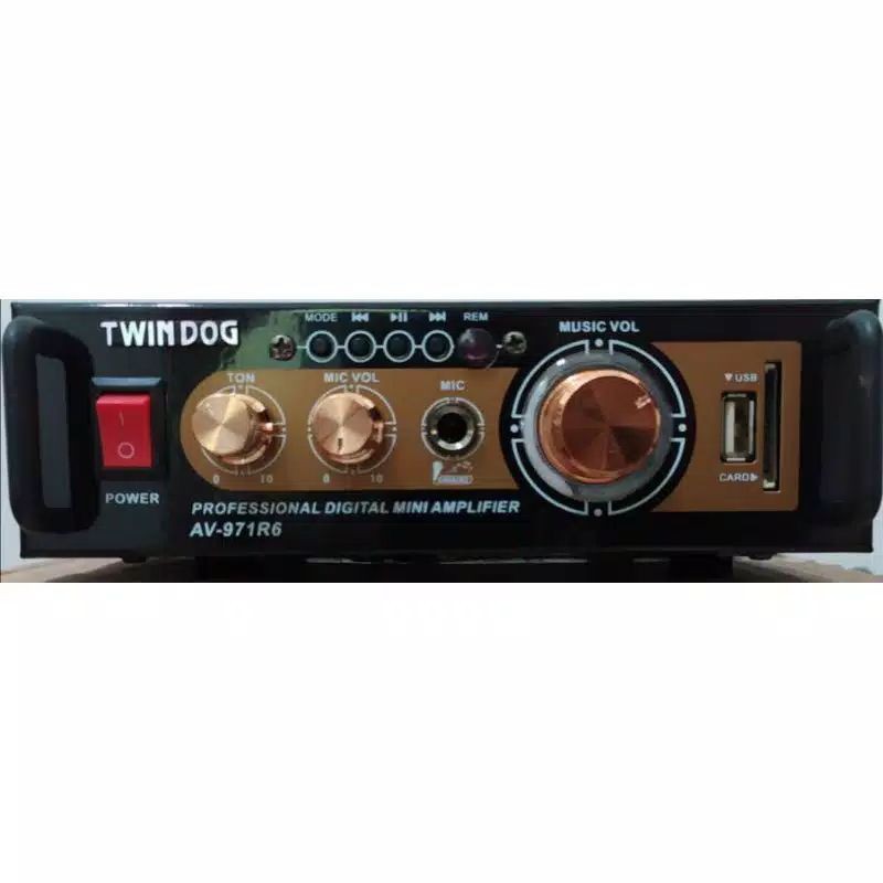 Twindog  , TD  , 971R6 USB  , Twin Dog , Ampli , Amply , Amplifier , Remote