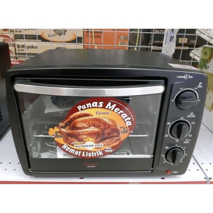 COSMOS Oven Listrik 19 Liter with Rotisserie CO 9919 R - Garansi Resmi 1 Tahun