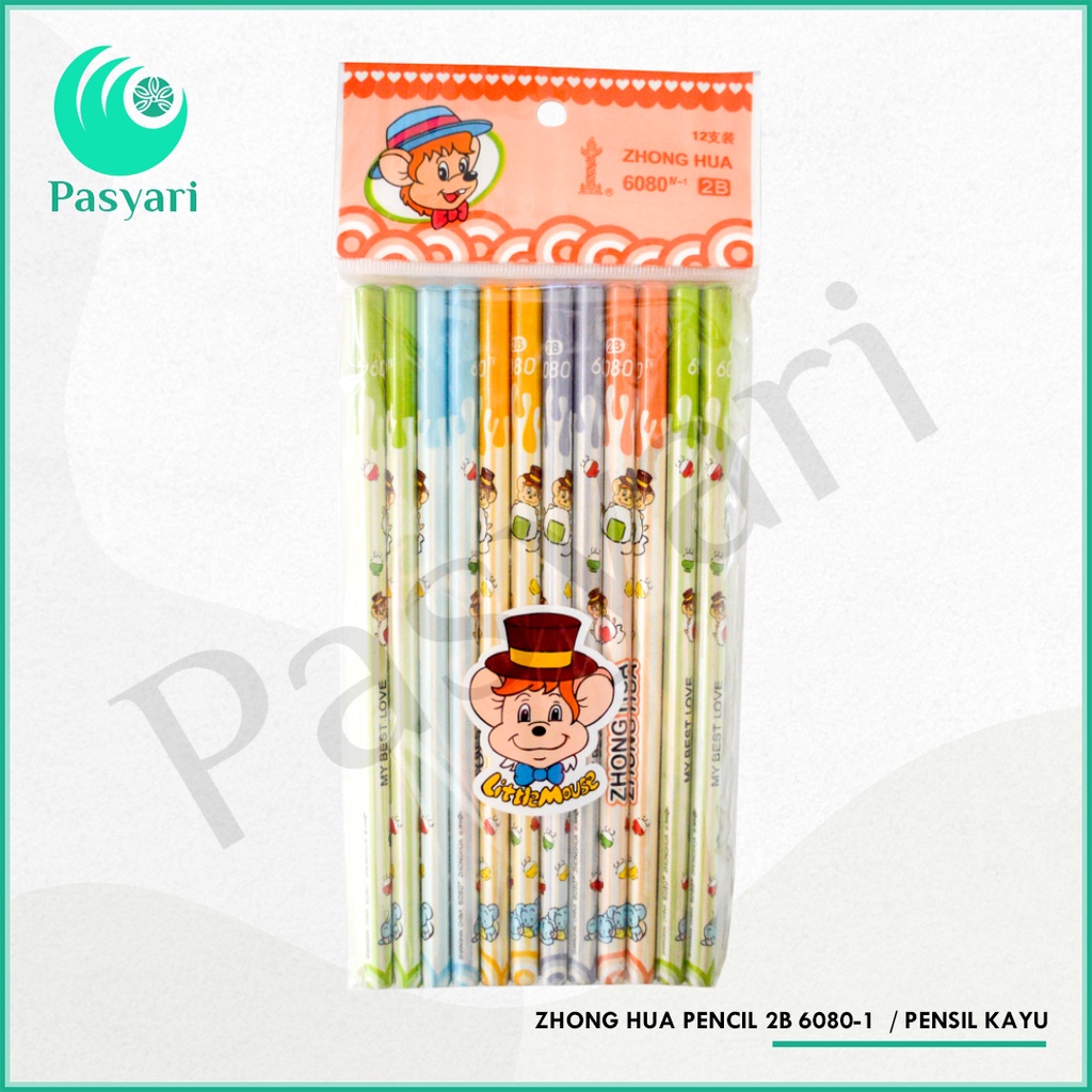 

Zhong Hua Pencil 2b 6080-1 / Pensil Kayu
