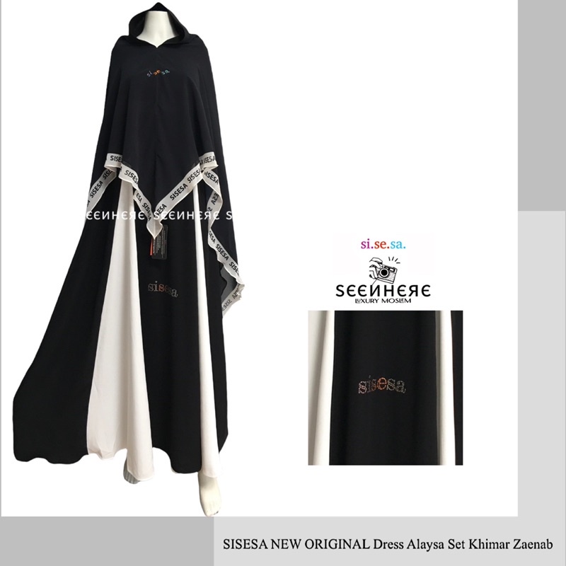 [𝐒𝐄𝐄𝐍𝐇𝐄𝐑𝐄] SISESA NEW ORIGINAL Dress Alaysa SET Khimar Zaenab