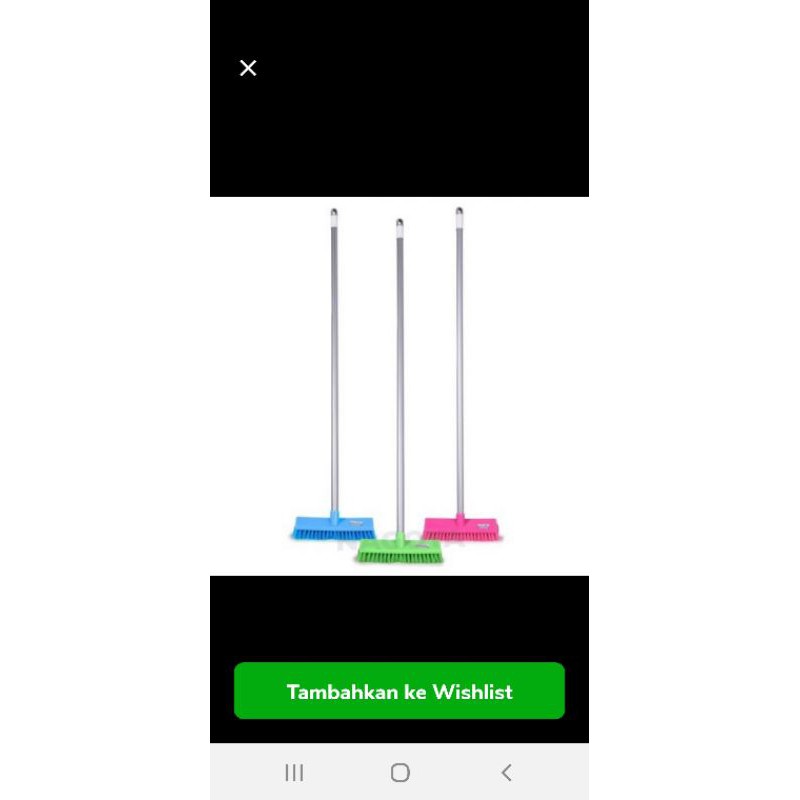 Sikat Lantai | Sikat Dorong Gagang Panjang Vinoda