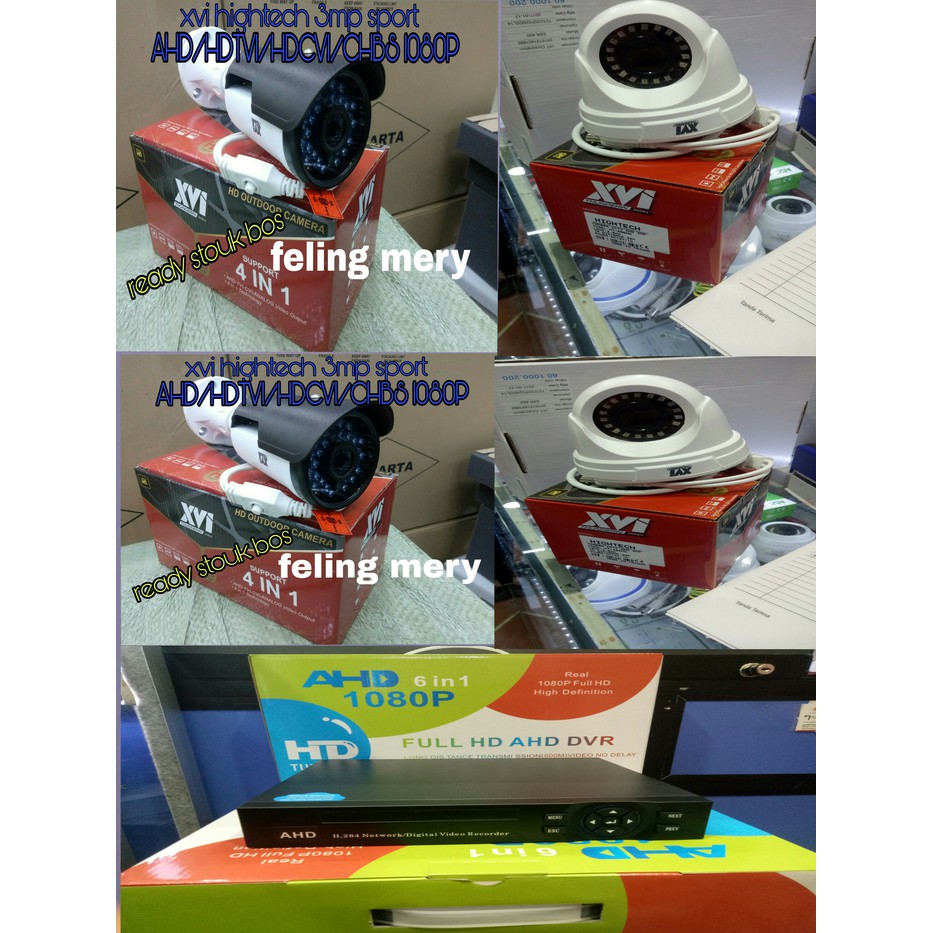 Promo paket kamera cctv 4 ch full hd 3mp