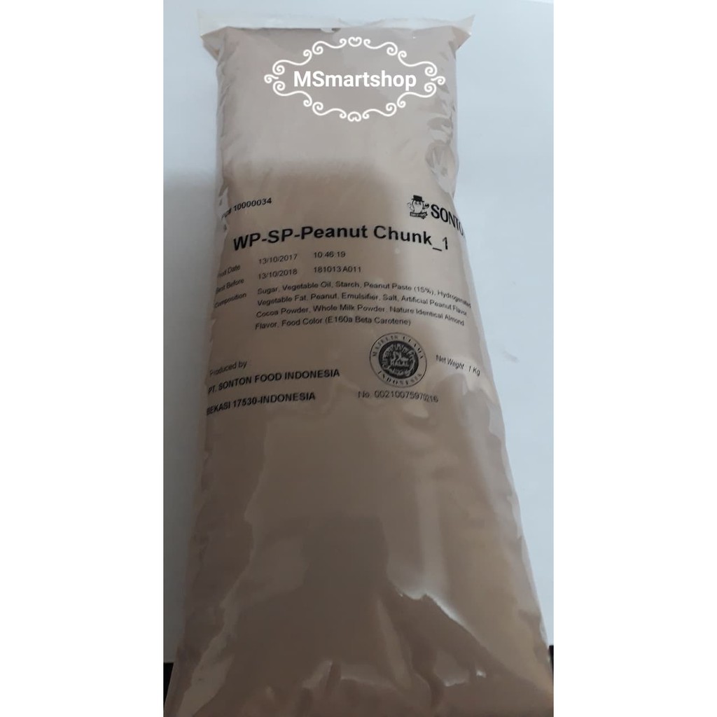 

SELAI/FILLING PEANUT CHUNKY 1Kg