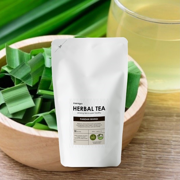 

TEH CELUP PANDAN WANGI / Teh Pandan / Daun Pandan / Teh Herbal Alami Premium