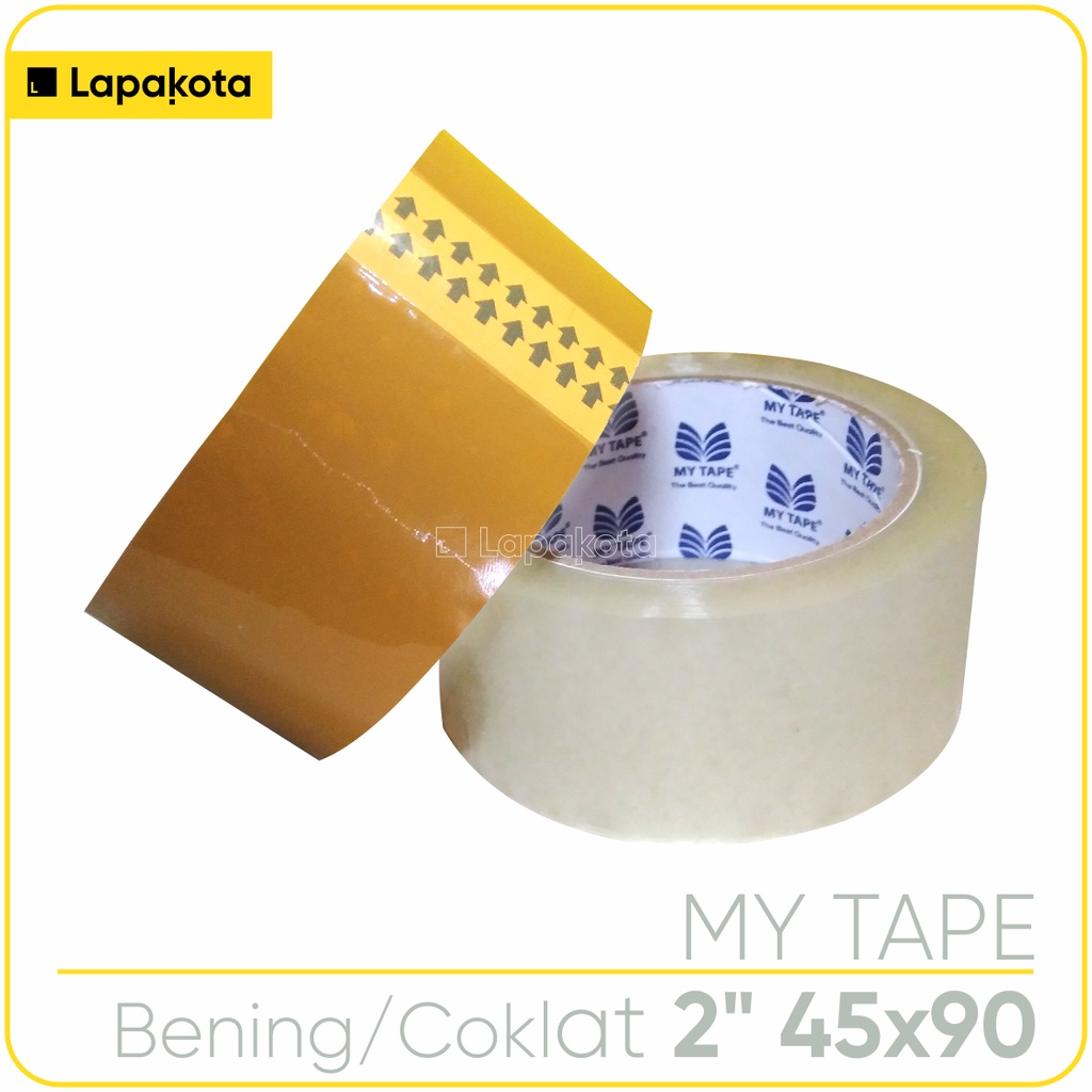 

Lakban Bening 2 inch 45mm 90yard MY TAPE setara Daimaru