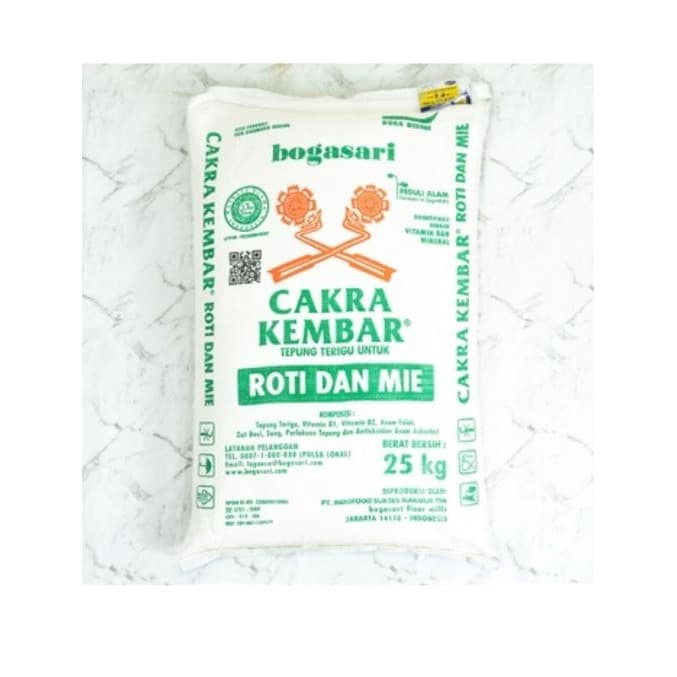 

Cakra Kembar Tepung Terigu 25 Kg