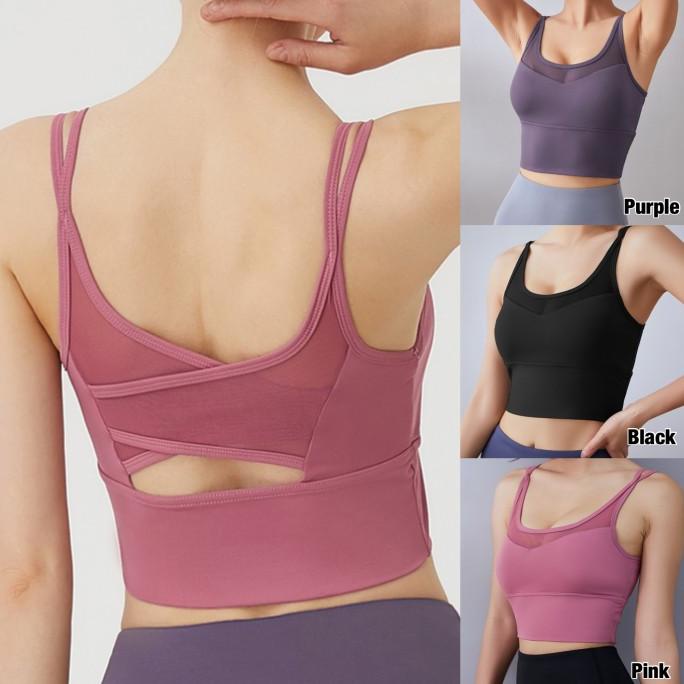 SecondShape - Sport Bra Wanita Singlet Olahraga Yoga Senam Gym Fitness