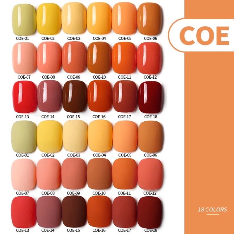 [FLASHES] COE NAILS POLISH GEL KUTEK GEL 15ml Soak Off UV Gel