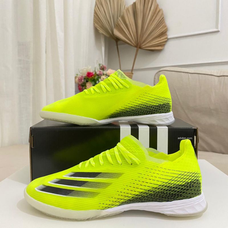 Sepatu Futsal Adidas X Ghosted Green Volt IC