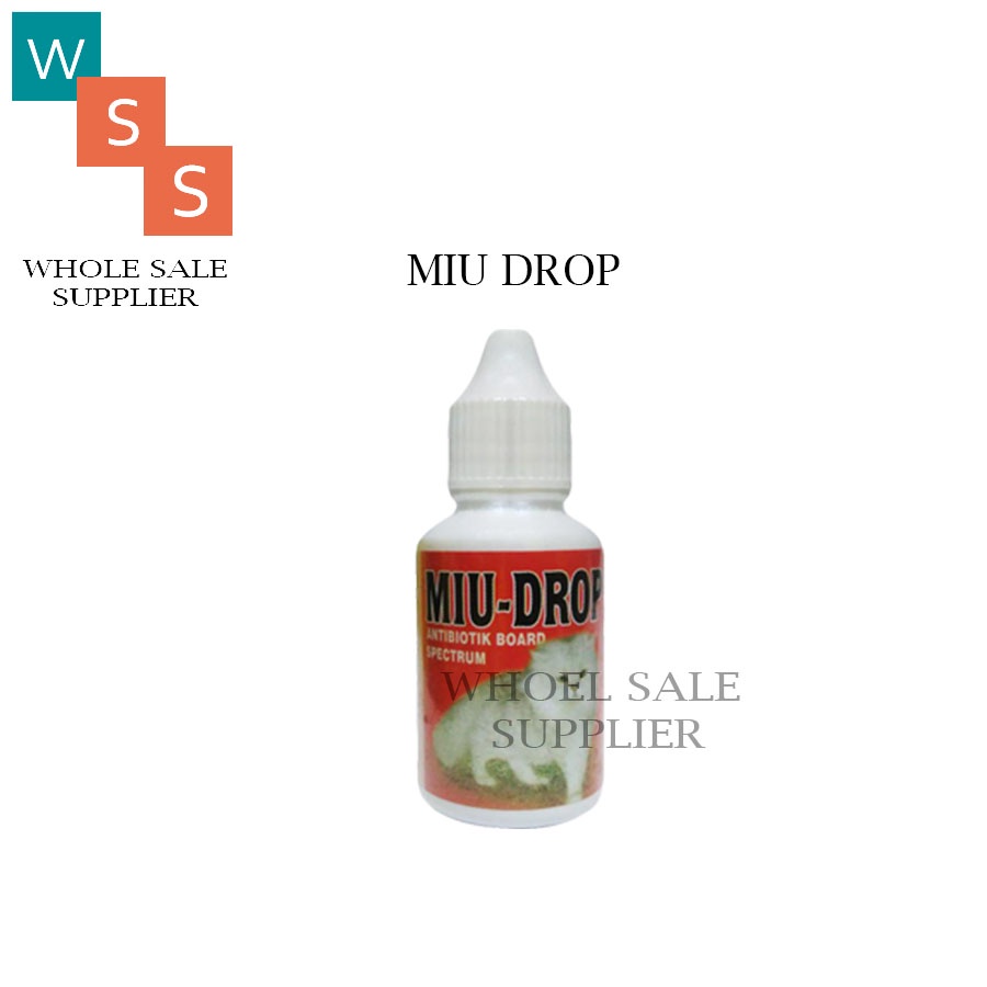 MIU &amp; POPPY DROP 30ML OBAT ANTI BIOTIK TETES UNTUK KUCING &amp; ANJING
