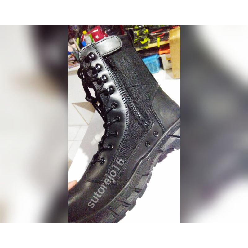sepatu pdl jatah polri polisi sabhara brimob terbaru
