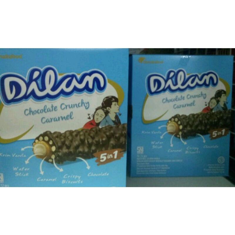 

Dilan Chocolate Crunchy Caramel 12 pcs 24 Gram