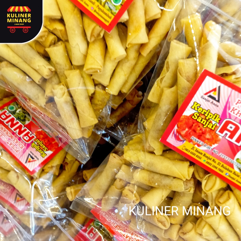 

Kue Lumpia Abon Anna Oleh-Oleh Asli Cemilan Kampung Makanan Khas Payakumbuh Padang kabau Jajanan Snack Kuliner Minang Kabau AX00