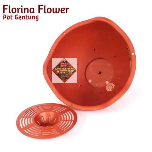 pot bunga tanaman gantung florina flower no.06 lionstar 21cm