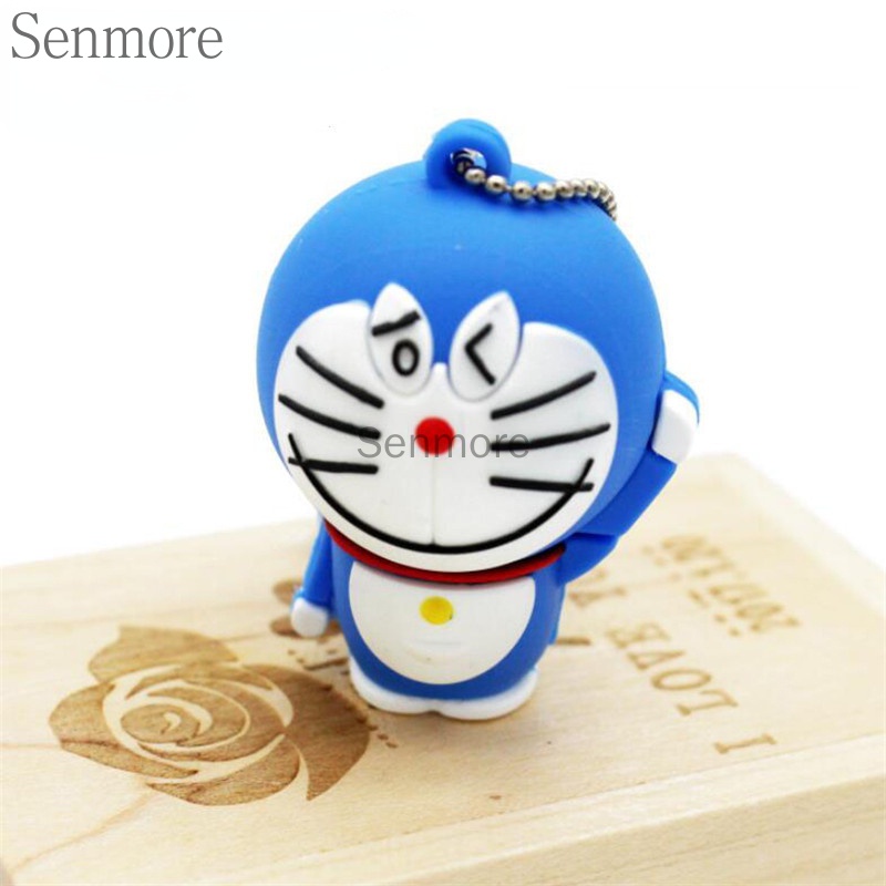 Pendrive1tb 2TB Doraemon 128GB 64GB 32GB 16GB 8GB 1GB Usb 2.0 Kecepatan Tinggi