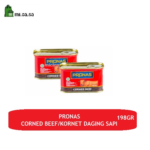 

Pronas Corned Beef / Kornet Daging Sapi 198 Gram