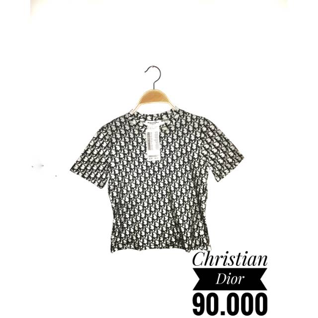 Baju Branded Murah Original Kaos Tight Fit Chsirtian Dior