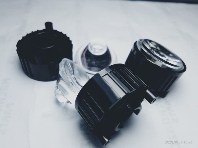 [DSP-9216] LENSA POLOS 60 DERAJAT + HOLDER CASING KAKI HITAM
