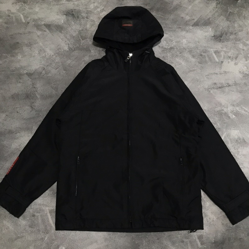 prada jacket puffy sherpa fleece / jaket casual pria wanita tebal lembut