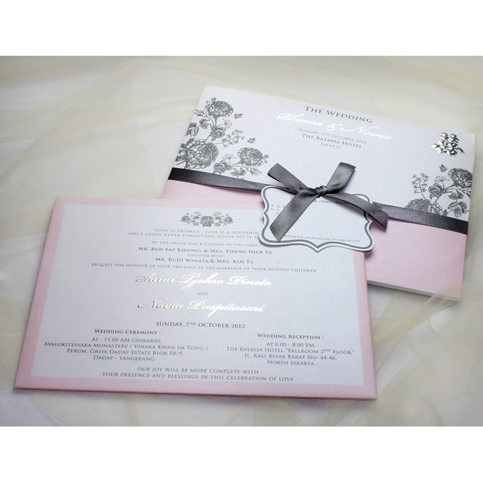 Undangan Pernikahan Single Hardcover Amplop Simple Cantik Lucu Elegant Mewah Murah Cepat Unik