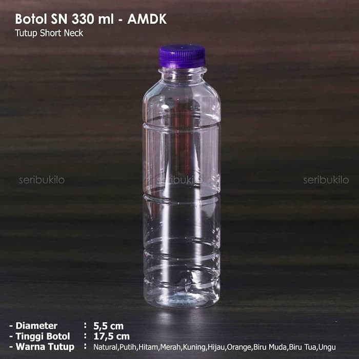 Botol Plastik 330 ml / Botol Plastik SN 330 ml (Khusus GOJEK)