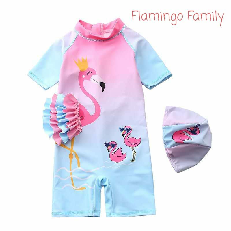 baju renang anak flamingo family/baju renang anak flamingo/baju renang flamingo