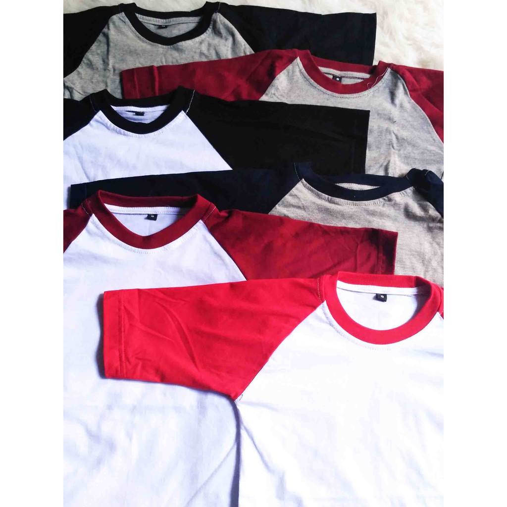 BAHAN PREMIUM kaos raglan anak /baju raglan anak / kaos raglan family couple