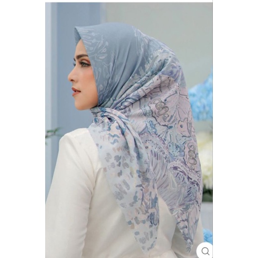 Buttonscarves Farsha Square Aqua (Voal)