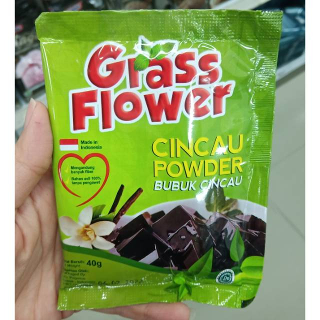 Bubuk Cincau Hitam Cincau Powder Grass Flower 40gr