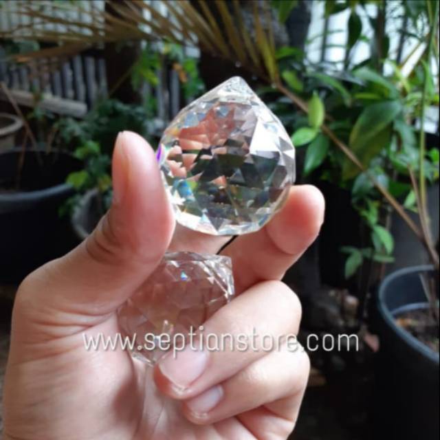 Sparepart lampu kristal gantung bentuk bola