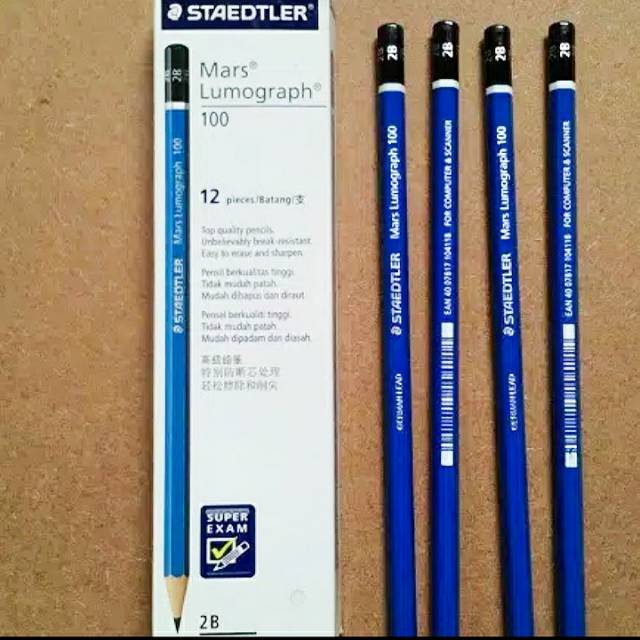 Jual Pensil 2B / Pensil Ujian Staedtler ORIGINAL | Shopee Indonesia