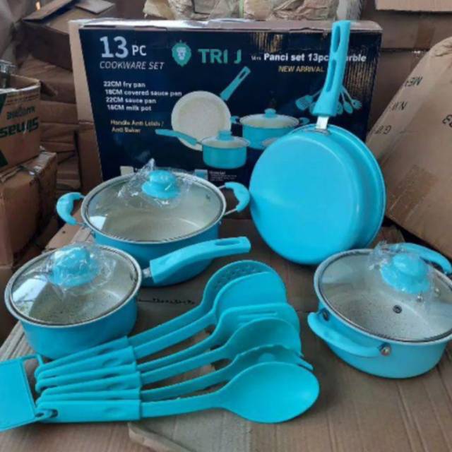 Panci Set Spatula Tri J