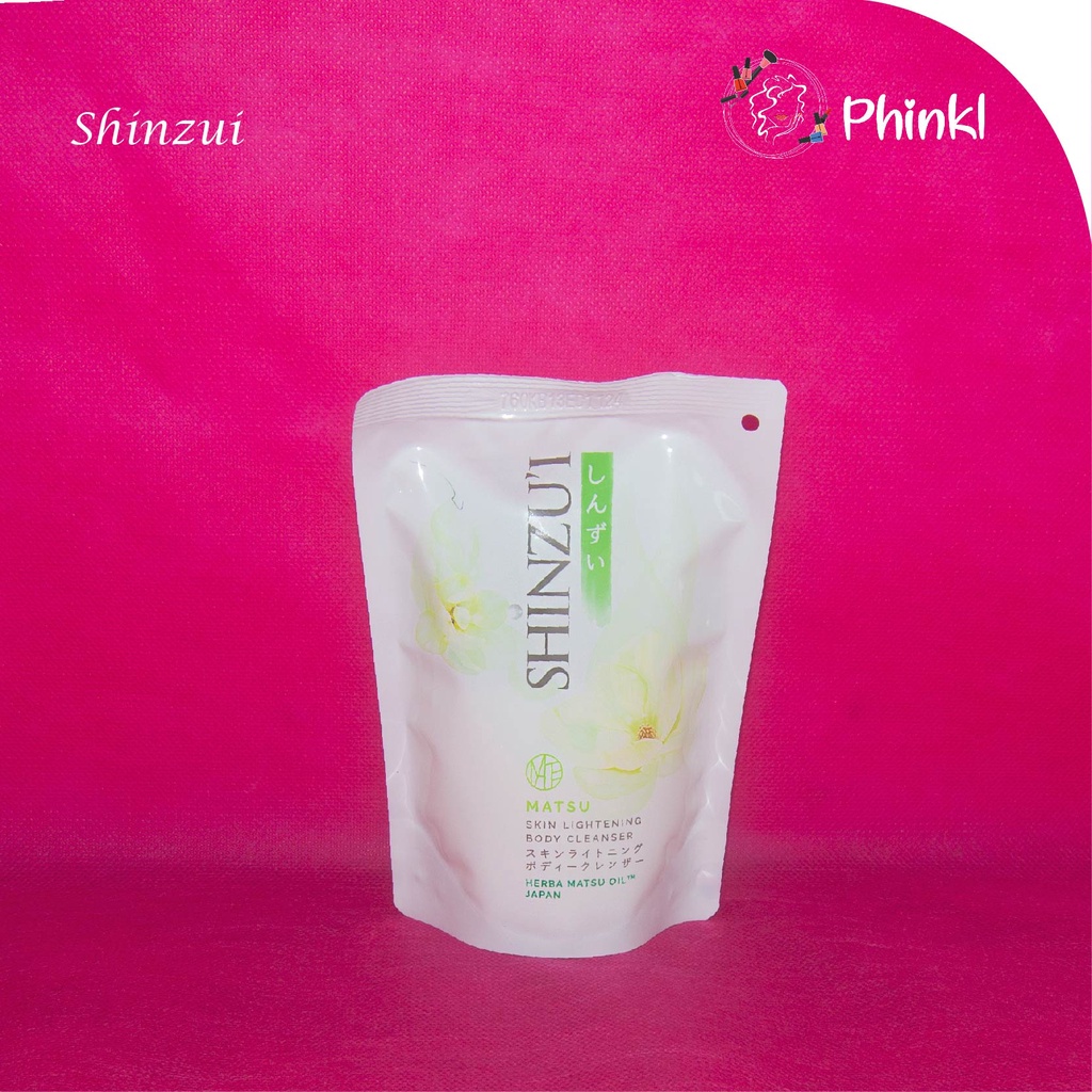 `ღ´ PHINKL `ღ´ SHINZUI REFIL isi ulang sabun badan mandi Body Cleanser 200ml memutihkan mencerahkan kulit saat mandi