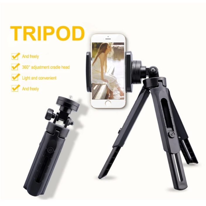 #LC-AccHP Tripod Mini Extendable With Holder Tripod Support Phone