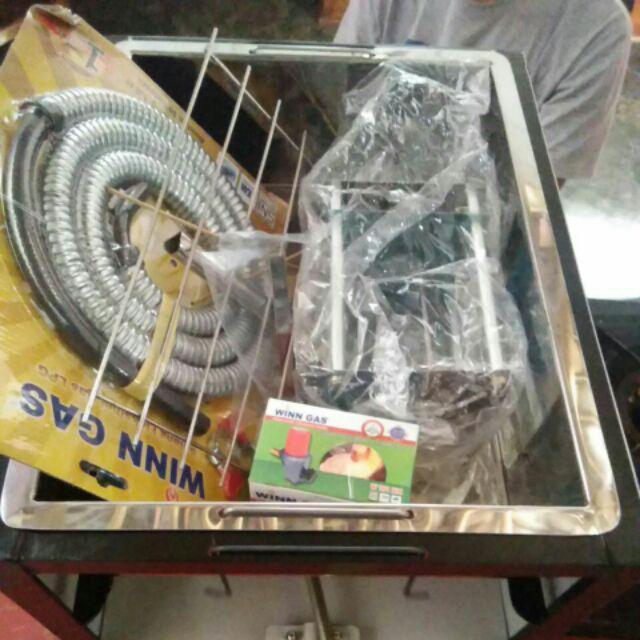 Wajan Set Kentang Spiral Dan Long Potato Plus Kompor