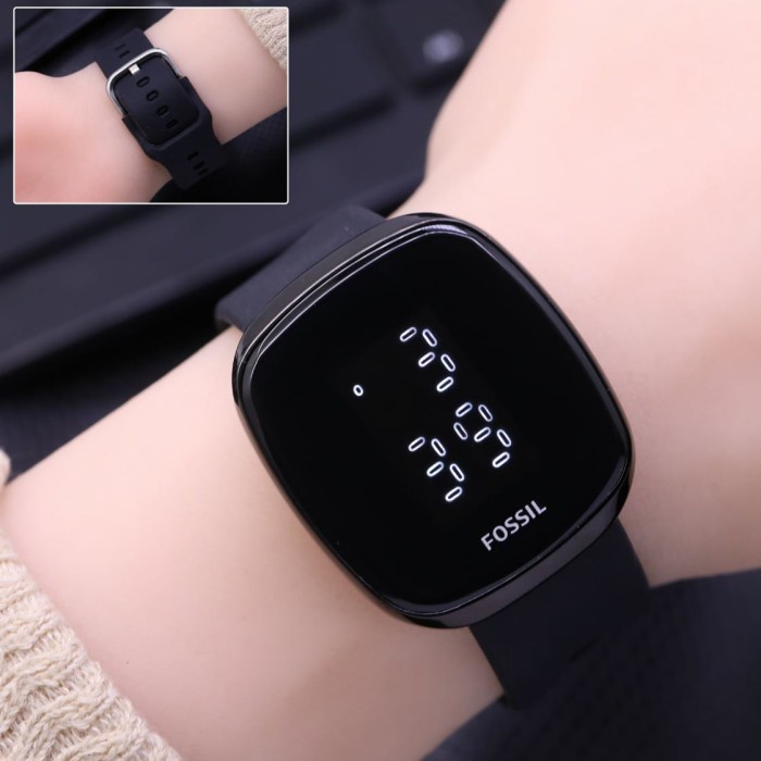 Jam Tangan Wanita Fossil Touch Screen Digital - Hitam